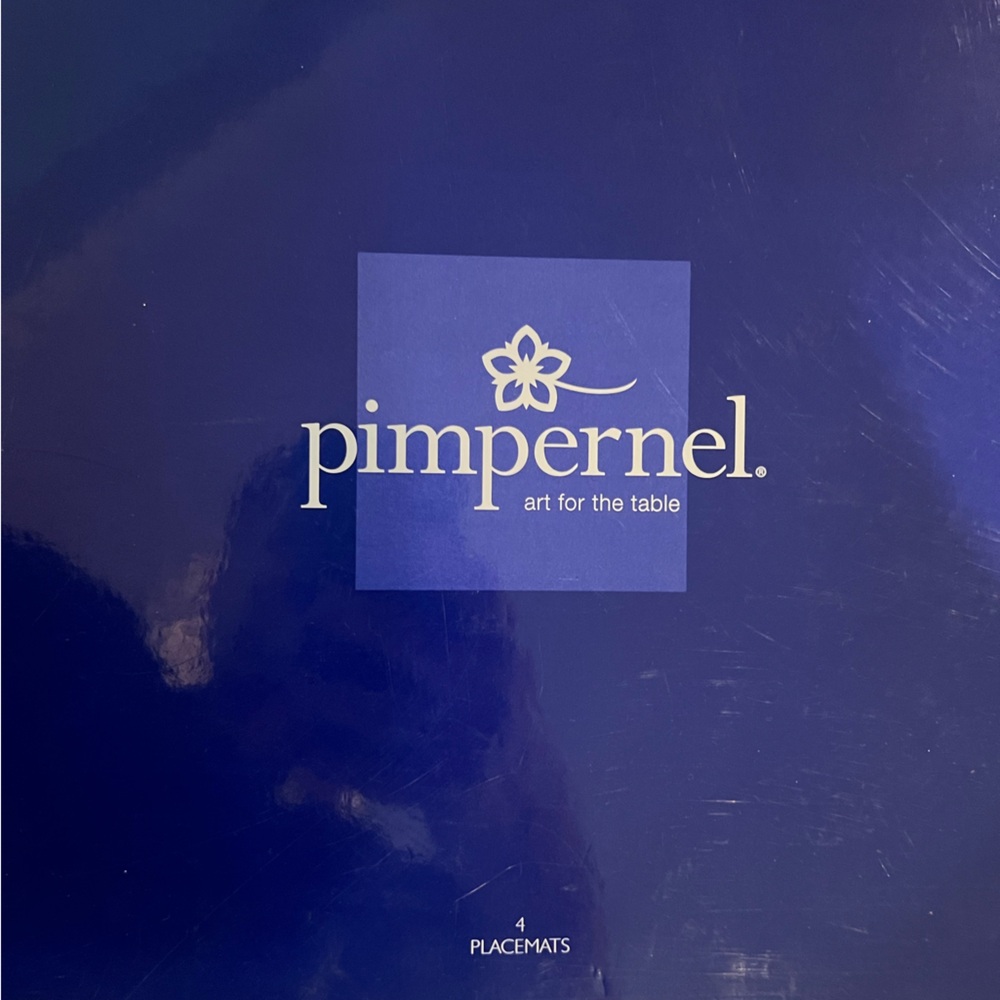Pimpernel Placemats 🍷🥀 Botanical Orchid Set of 4 Cork Backed Nearly New In Box - Picture 2 of 3